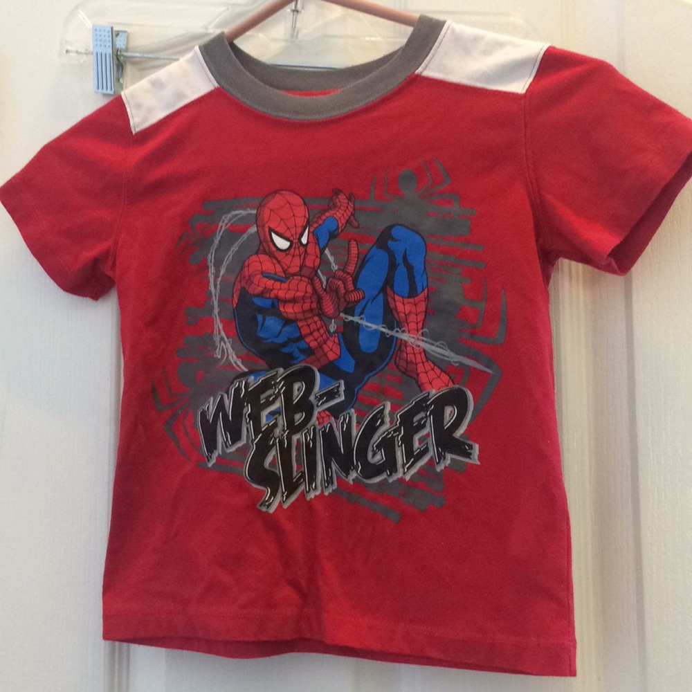 Boys web slinger tee 4t